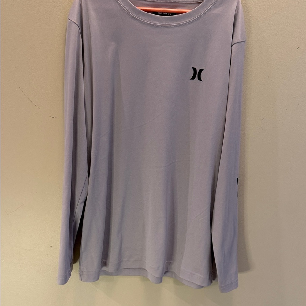 Hurley Gray Long Sleeve Rashguard